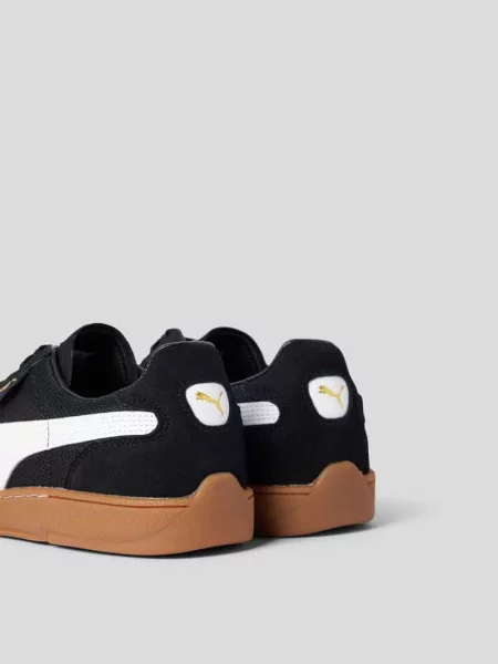 Sneakersy z detalem z logo Puma czarne