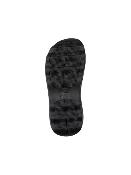 Papuci Crocs cu bretele negru