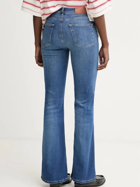 Tommy Hilfiger jeansy flare niebieskie