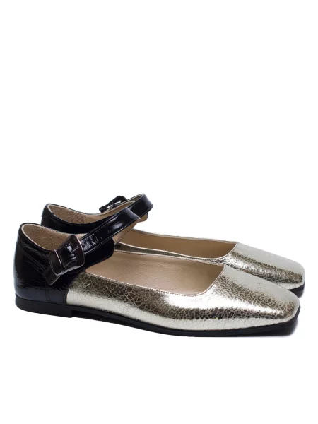 Pellagio Балетки Шкіра золотий