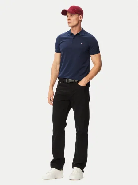 Tommy Hilfiger Polo marškinėliai Performance Tamsiai mėlyna