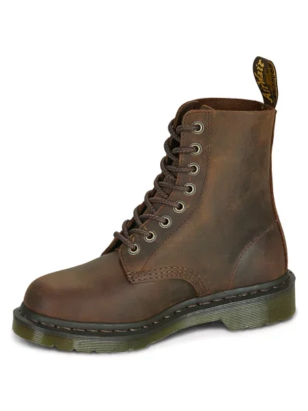 Pantofi Dr. Martens cu model floral maro