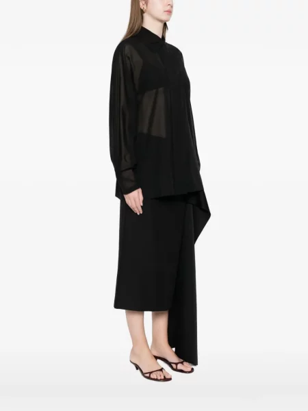 Риза Carven с перли черно