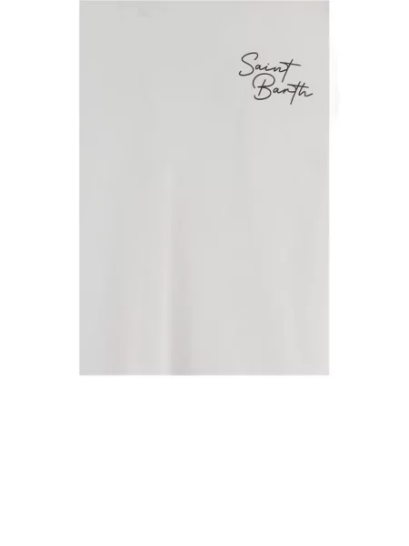 Tricou Mc2 Saint Barth cu imagine alb