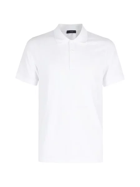 Polo Fay scurt alb