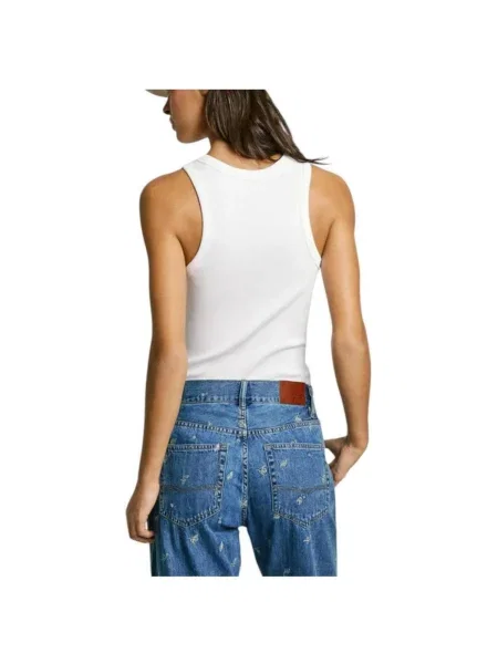 Top Pepe Jeans alb