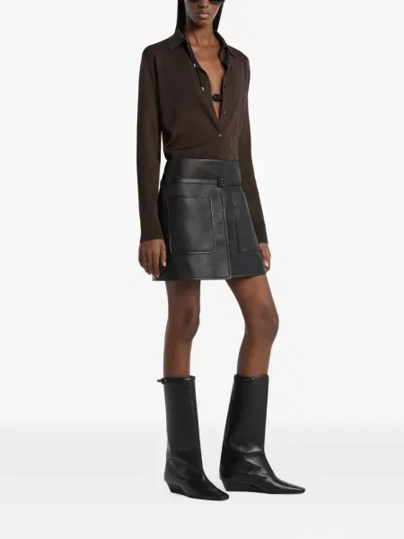 Gulerat cardigan Courreges maro