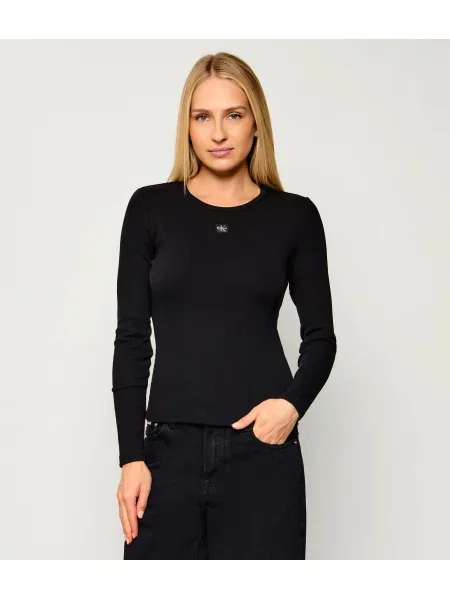 Calvin Klein Jeans Bluză Sensual negru