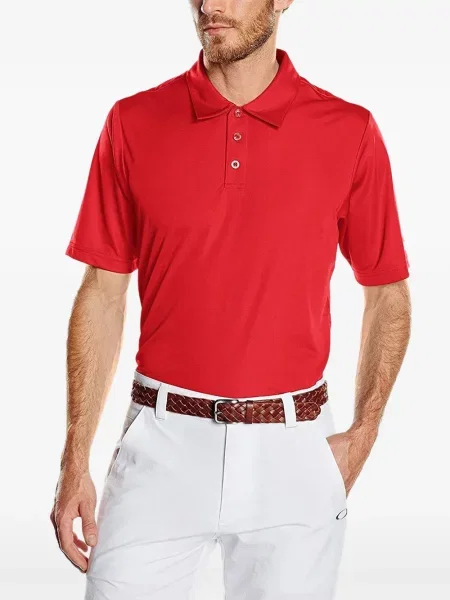 Trumpas polo marškinėliai Oakley raudona