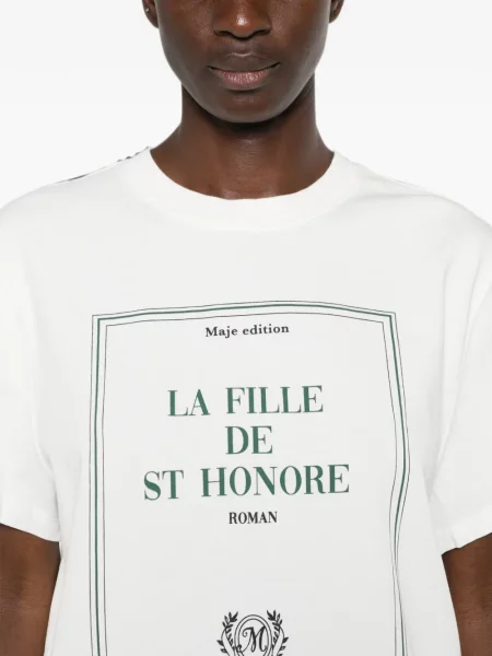 Tricou Maje cu imagine alb