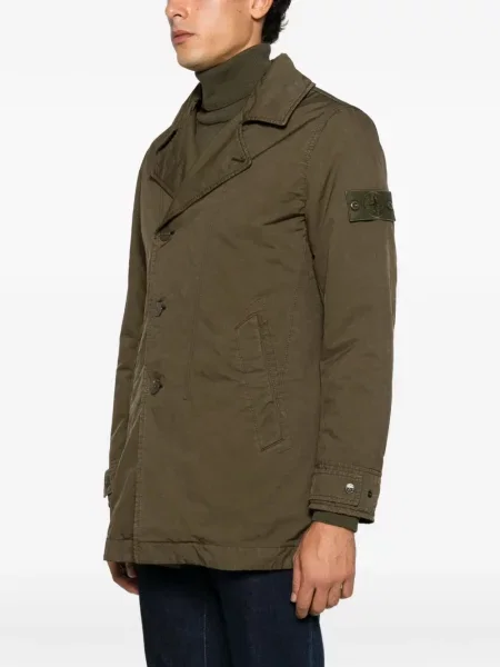 Palton Stone Island cu strasuri verde