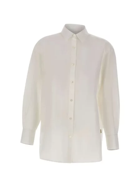 Gulerat cămașă Woolrich alb