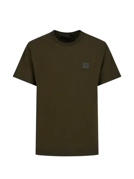 Scurt tricou Stone Island cu strasuri verde