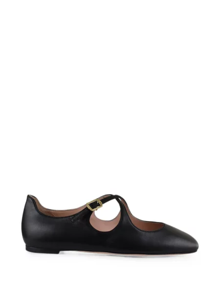 Balerini Bally din piele negru
