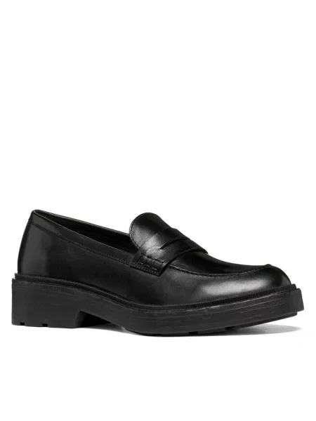 Loafersy Geox czarne