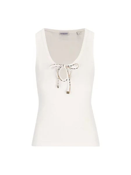 Top Burberry biały