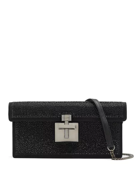 Geantă plic Oscar De La Renta negru