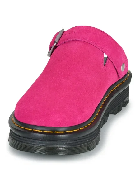 Pantofi Dr. Martens din piele de căprioară roz