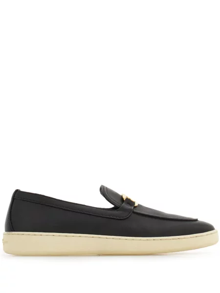 Pantofi loafer Ferragamo cu cataramă negru