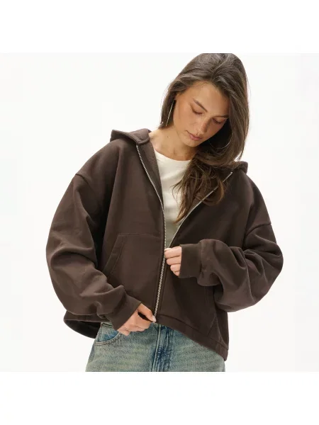 Худи Cropp коричневое