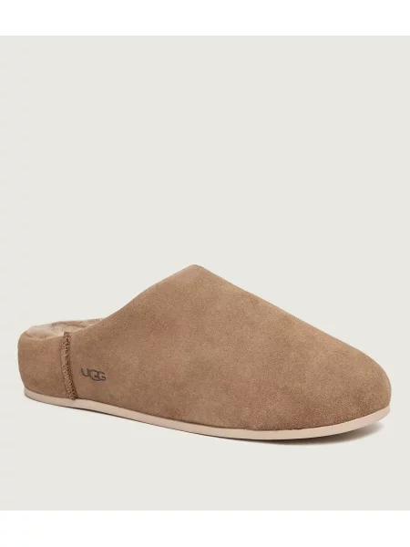 UGG Căptușite mules încălțăminte Elea cu adaos de lână | piele întoarsă bej