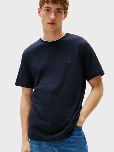 Футболка Tommy Hilfiger из модала синяя