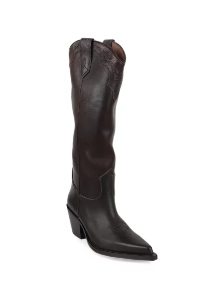 Botine Paris Texas din piele maro