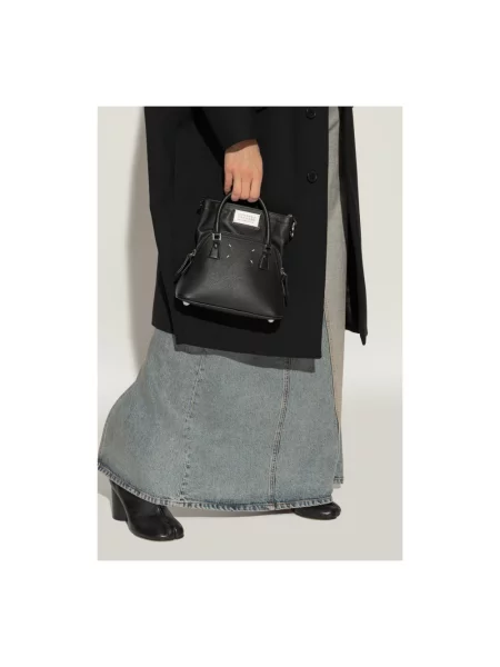 Torebka Maison Margiela skórzana czarna