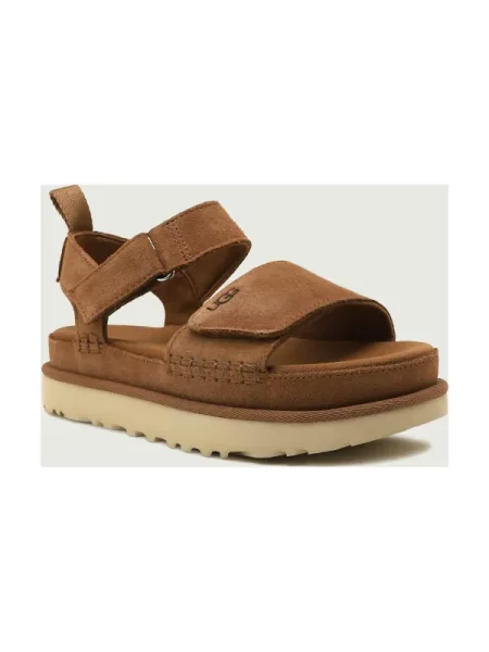 UGG Sandale W GOLDENSTAR | piele întoarsă maro