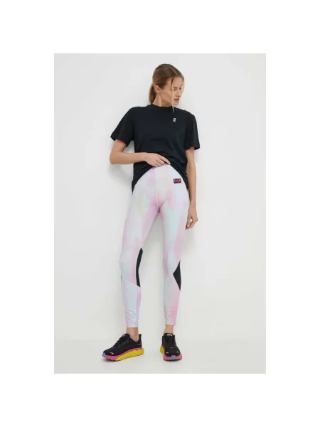Emporio Armani legginsy wzorzyste