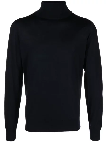 Pulover Piacenza Cashmere de lână albastru