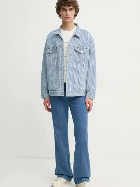 Levi's τζιν μπουφάν ανδρικό RELAXED FIT μπλε