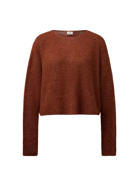 Sweter Drykorn wełniany brązowy