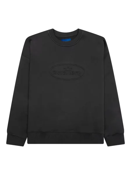 Hanorac crewneck Awake Ny negru