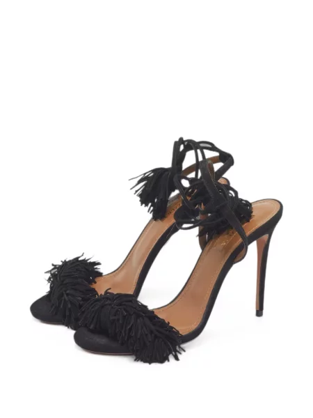 Сандали Aquazzura с ресни черно