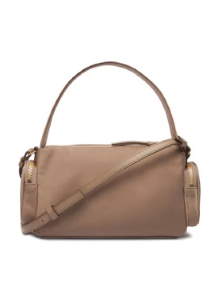 Calvin Klein Kabelka Pocket Bag W/Strap béžová