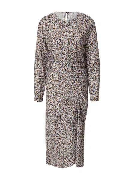 EDITED Rochie Aini gri / lila / negru alb