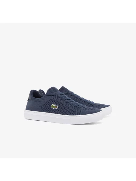 Lacoste Skórzane Sneakersy La Piquée granatowe