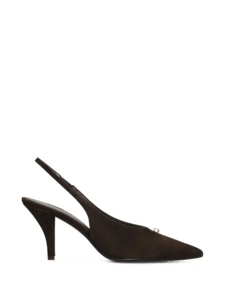 Pantofi cu toc Chantal slingback maro