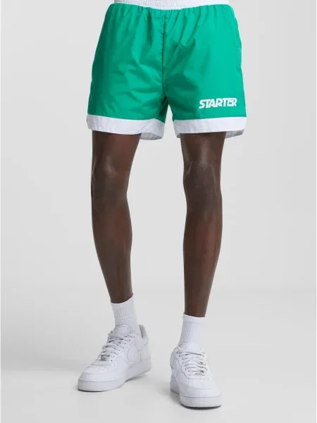 Pantaloni scurți Starter Black Label retro verde