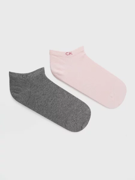 Чорапи Calvin Klein розово