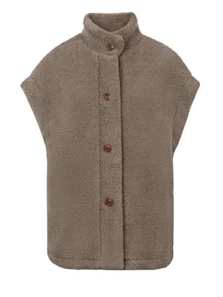 Imily Bela Vestă cămilă maro