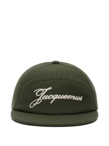 Kšiltovka Jacquemus s výšivkou zelená