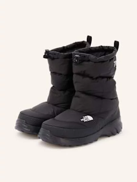 The North Face Kozačky Nuptse Traction černá