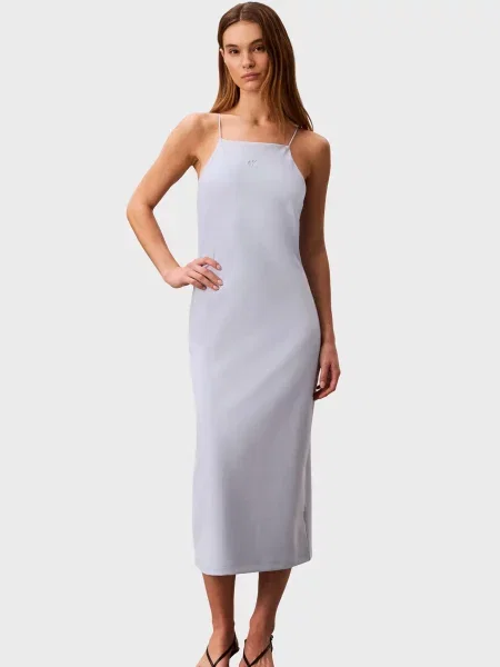 Джинсова сукня Calvin Klein Jeans блакитна