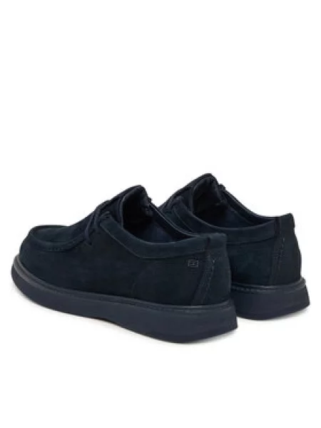 Tommy Hilfiger Nizki čevlji Comfort Nubuck Moc Toe Shoe Mornarsko modra