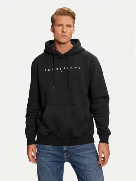 Μπλούζα Tommy Jeans μαύρο