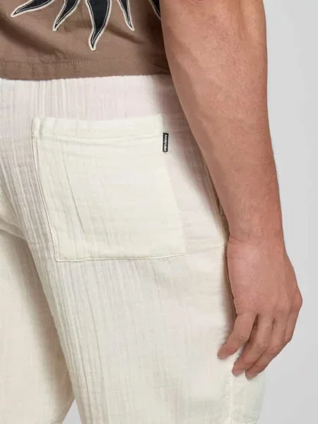 Szorty o kroju regular fit z muślinu Review