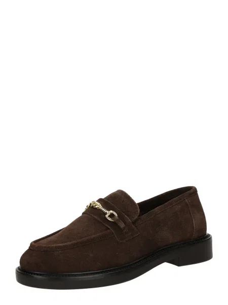 Steve Madden velúr mokaszin Huddles lapos talpú barna