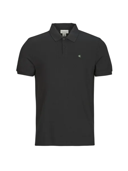 Tricou polo Calvin Klein Jeans negru